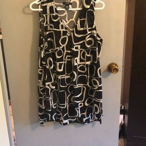 Layered  Sleeveless blouse